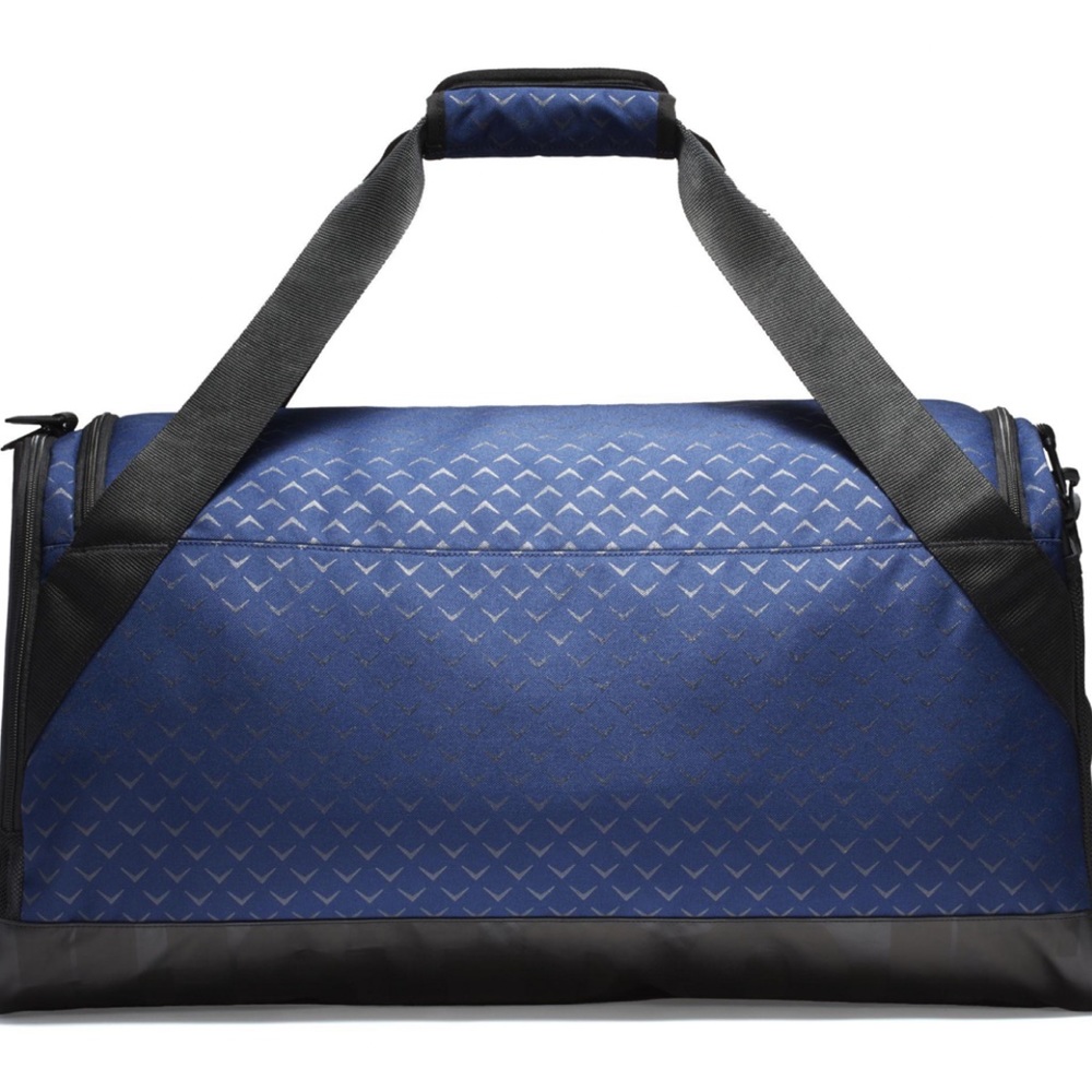 Nike Brasilia 7 Graphic Medium Duffel Bag Color: Binary Blue - Picture 2 of 7